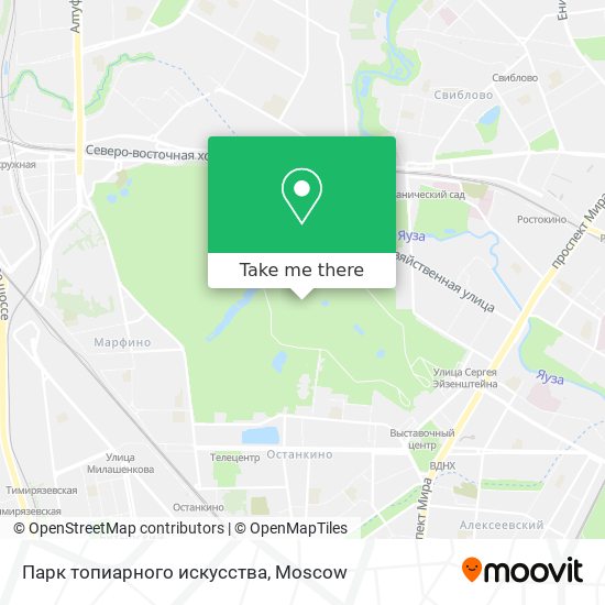 Парк топиарного искусства map