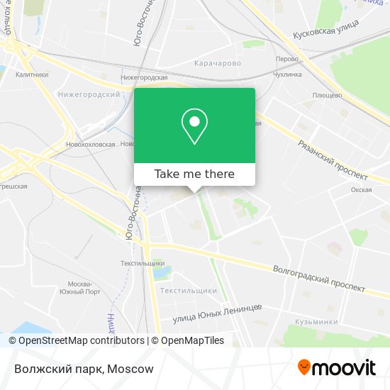 Волжский парк map