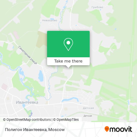Полигон Ивантеевка map