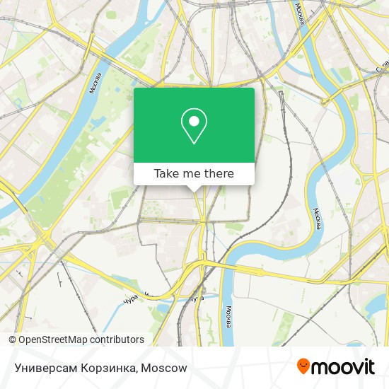 Универсам Корзинка map