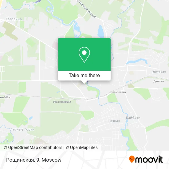 Рощинская, 9 map