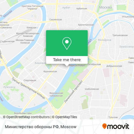 Министерство обороны РФ map