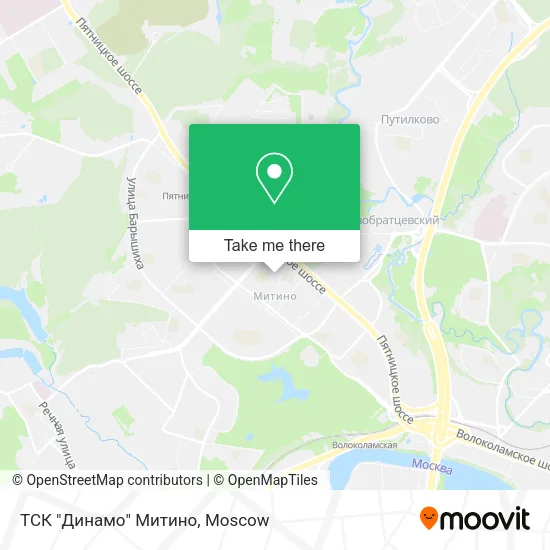 ТСК "Динамо" Митино map