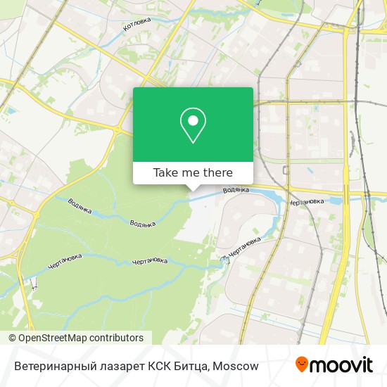 Ветеринарный лазарет КСК Битца map