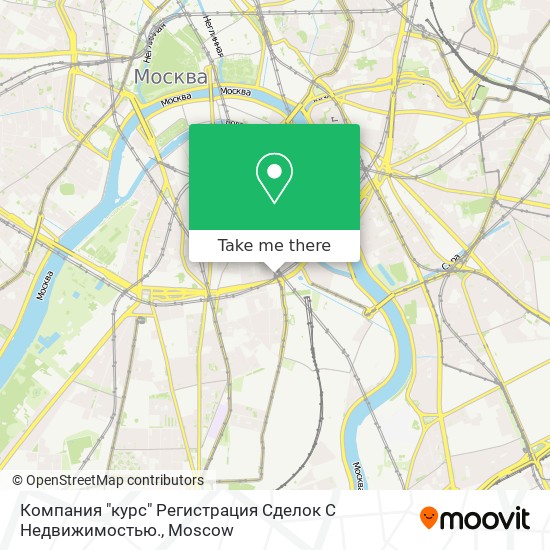 Компания "курс" Регистрация Сделок С Недвижимостью. map