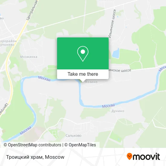 Троицкий храм map