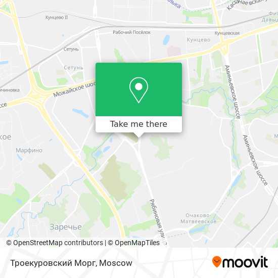 Троекуровский Морг map