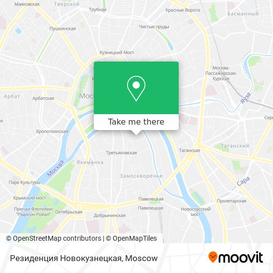 Резиденция Новокузнецкая map