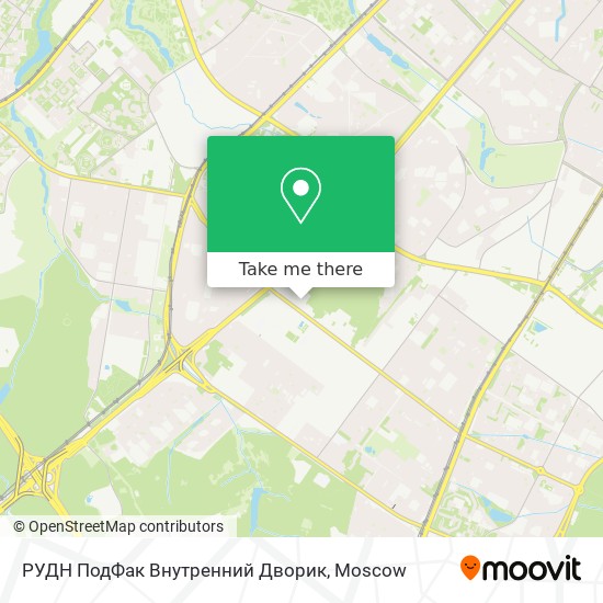 РУДН ПодФак Внутренний Дворик map