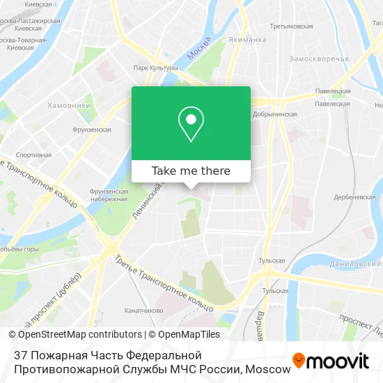 37 Пожарная Часть Федеральной Противопожарной Службы МЧС России map