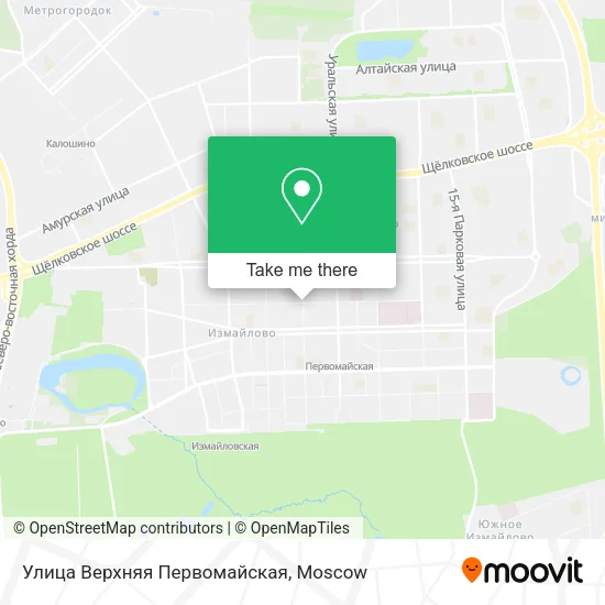 Улица Верхняя Первомайская map