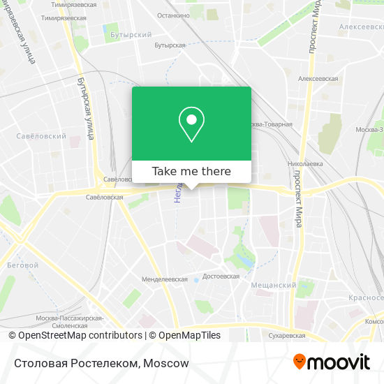 Столовая Ростелеком map