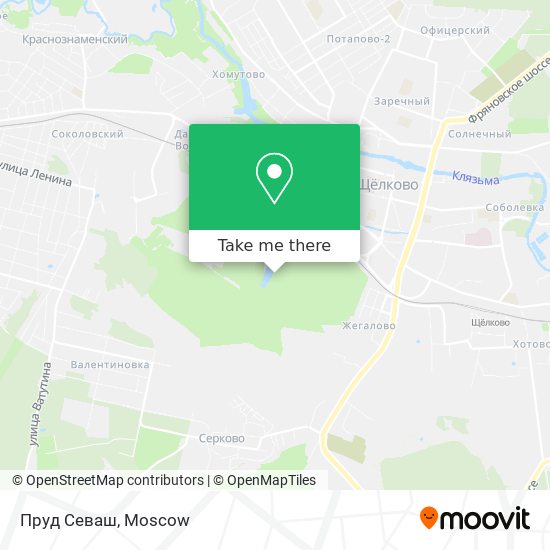 Пруд Севаш map