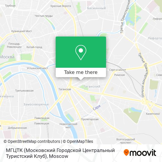 МГЦТК (Московский Городской Центральный Туристский Клуб) map