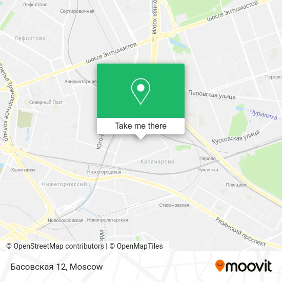 Басовская 12 map