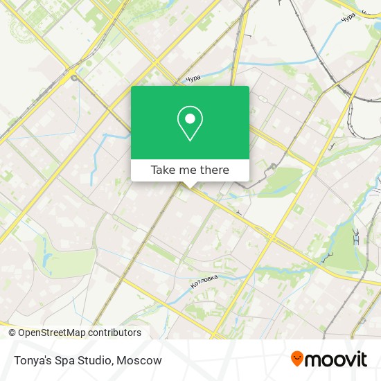 Tonya's Spa Studio map