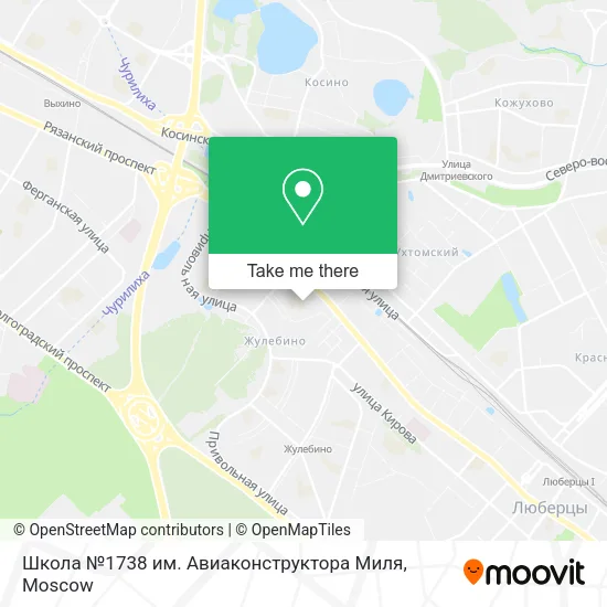 Школа №1738 им. Авиаконструктора Миля map