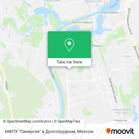 МФПУ "Синергия" в Долгопрудном map