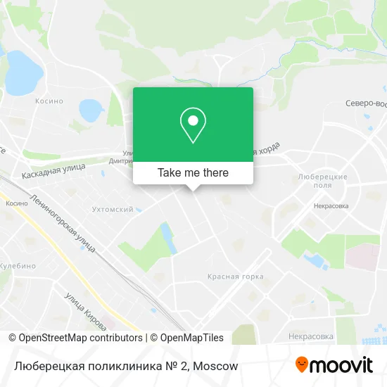 Люберецкая поликлиника № 2 map