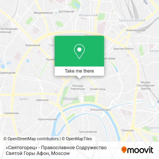 «Святогорец» - Православное Содружество Святой Горы Афон map