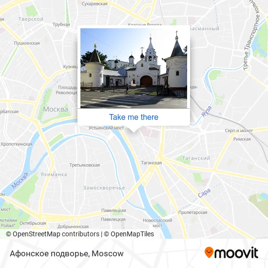 Афонское подворье map