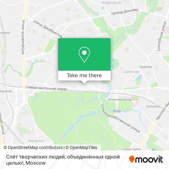 Слёт творческих людей, объединённых одной целью! map