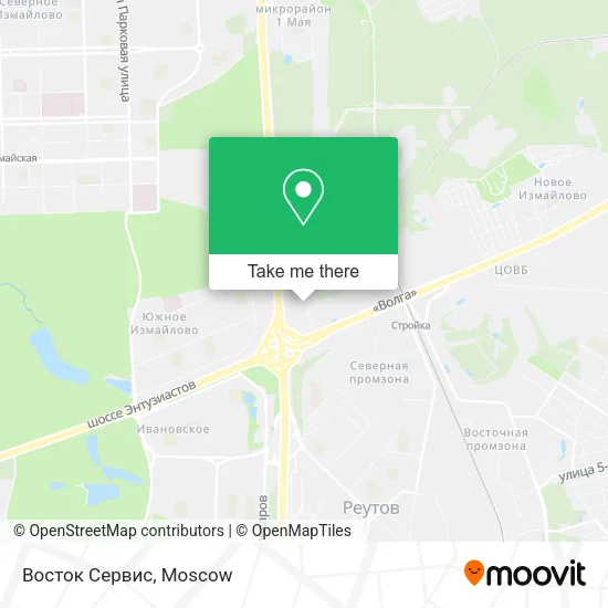 Восток Сервис map
