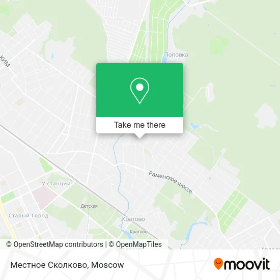 Местное Сколково map