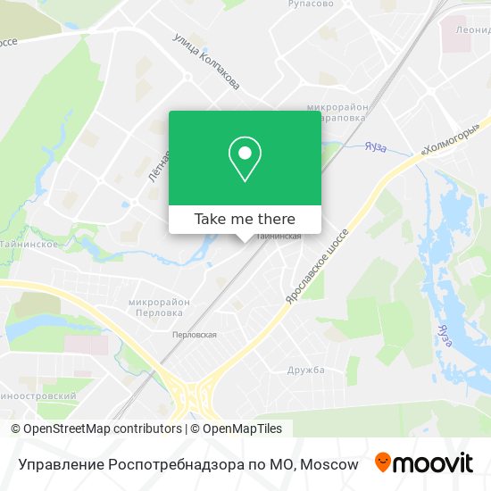 Управление Роспотребнадзора по МО map