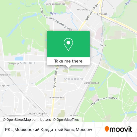 РКЦ Московский Кредитный Банк map