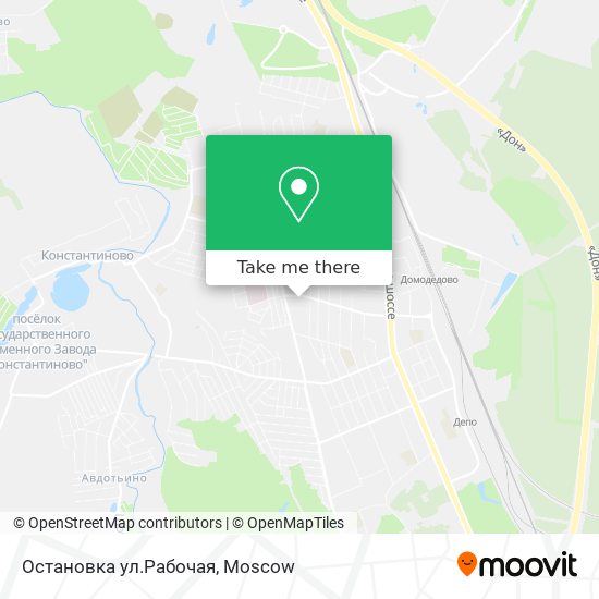 Остановка ул.Рабочая map