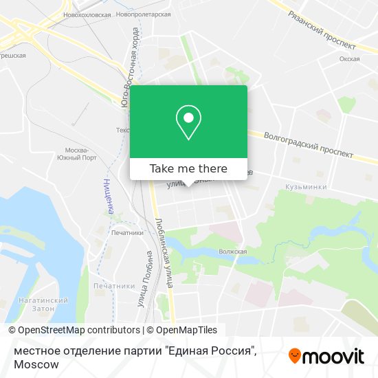 местное отделение партии "Единая Россия" map