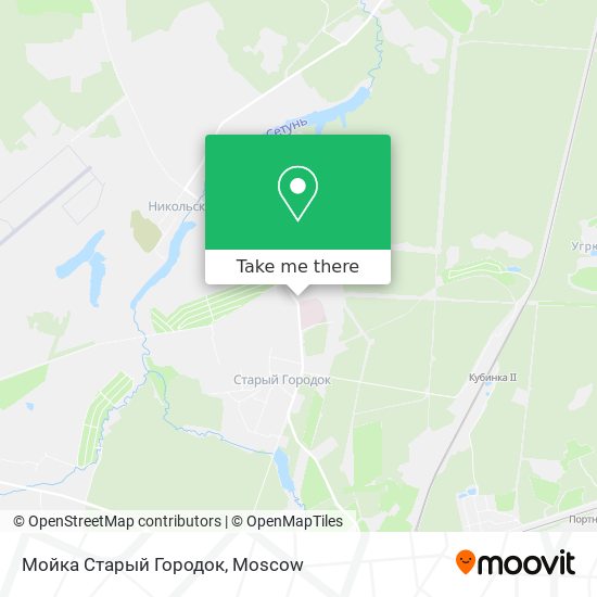 Мойка Старый Городок map