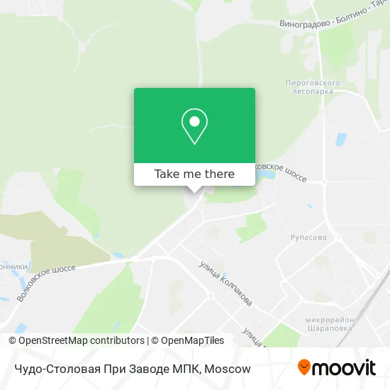 Чудо-Столовая При Заводе МПК map