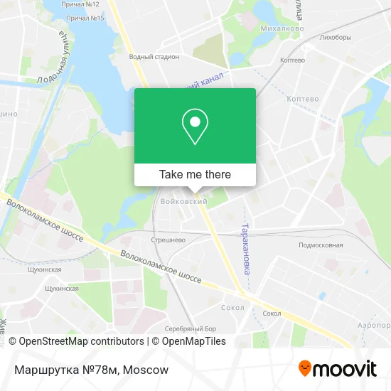 Маршрутка №78м map
