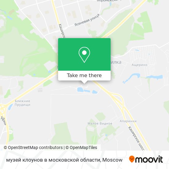 музей клоунов в московской области map