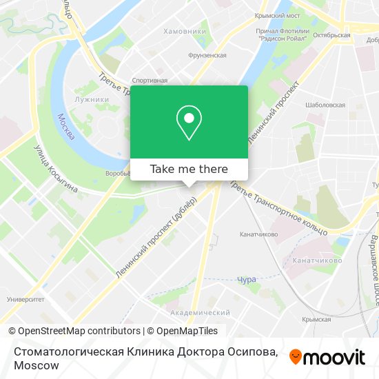 Стоматологическая Клиника Доктора Осипова map