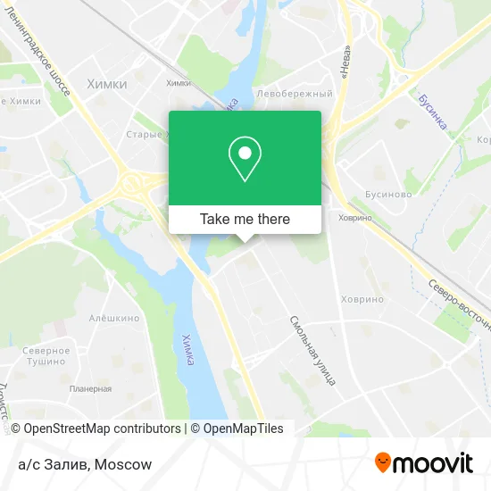 а/с Залив map