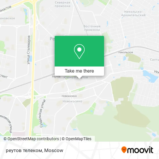 реутов телеком map