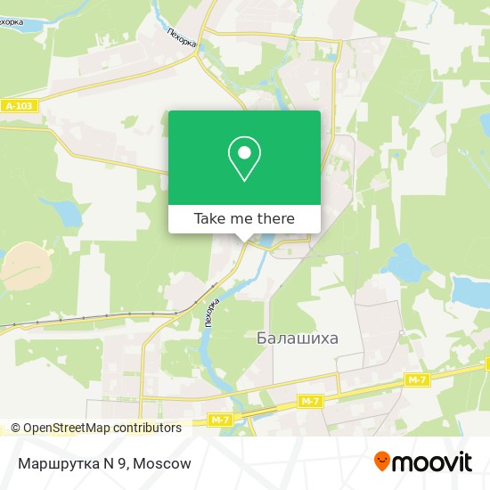 Маршрутка N 9 map