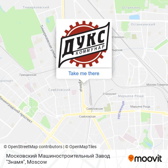 Московский Машиностроительный Завод "Знамя" map