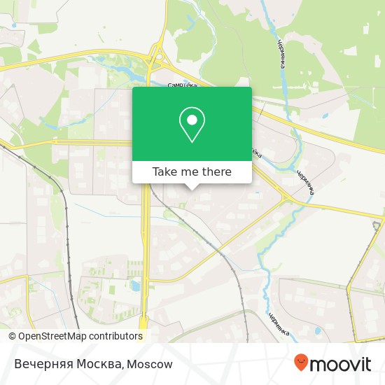 Вечерняя Москва map