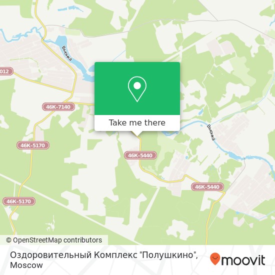Оздоровительный Комплекс "Полушкино" map