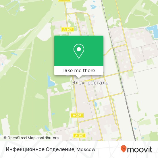 Инфекционное Отделение map