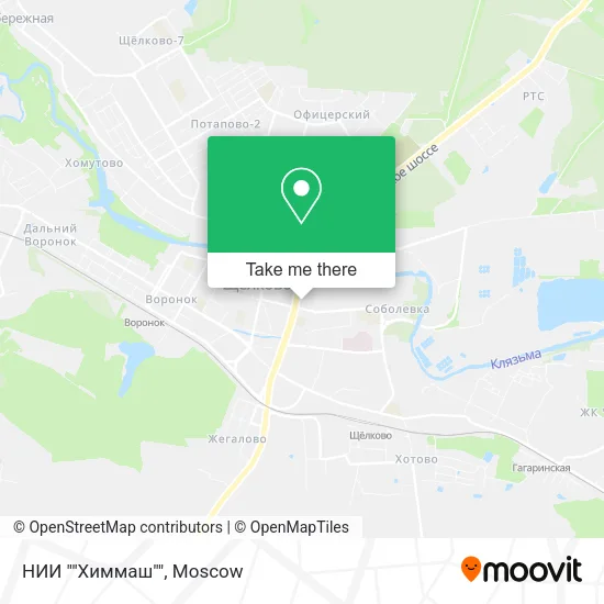 НИИ ""Химмаш"" map