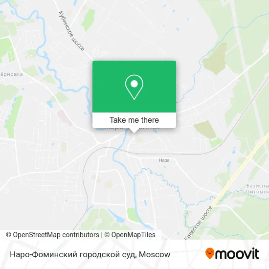 Наро-Фоминский городской суд map