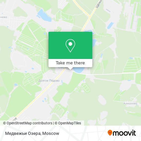 Медвежьи Озера map