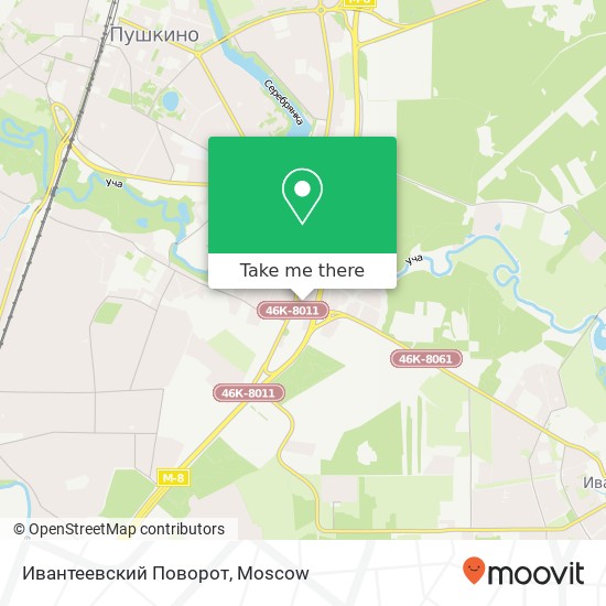 Ивантеевский Поворот map