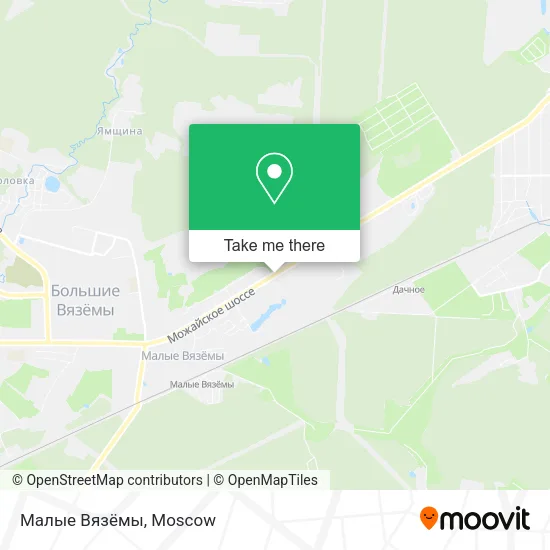 Малые Вязёмы map