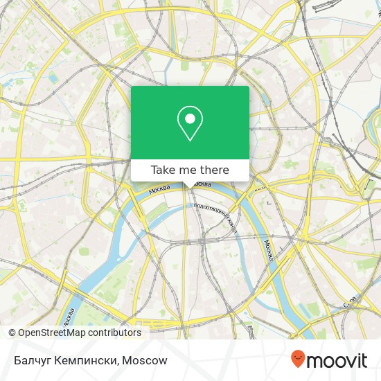 Балчуг Кемпински map